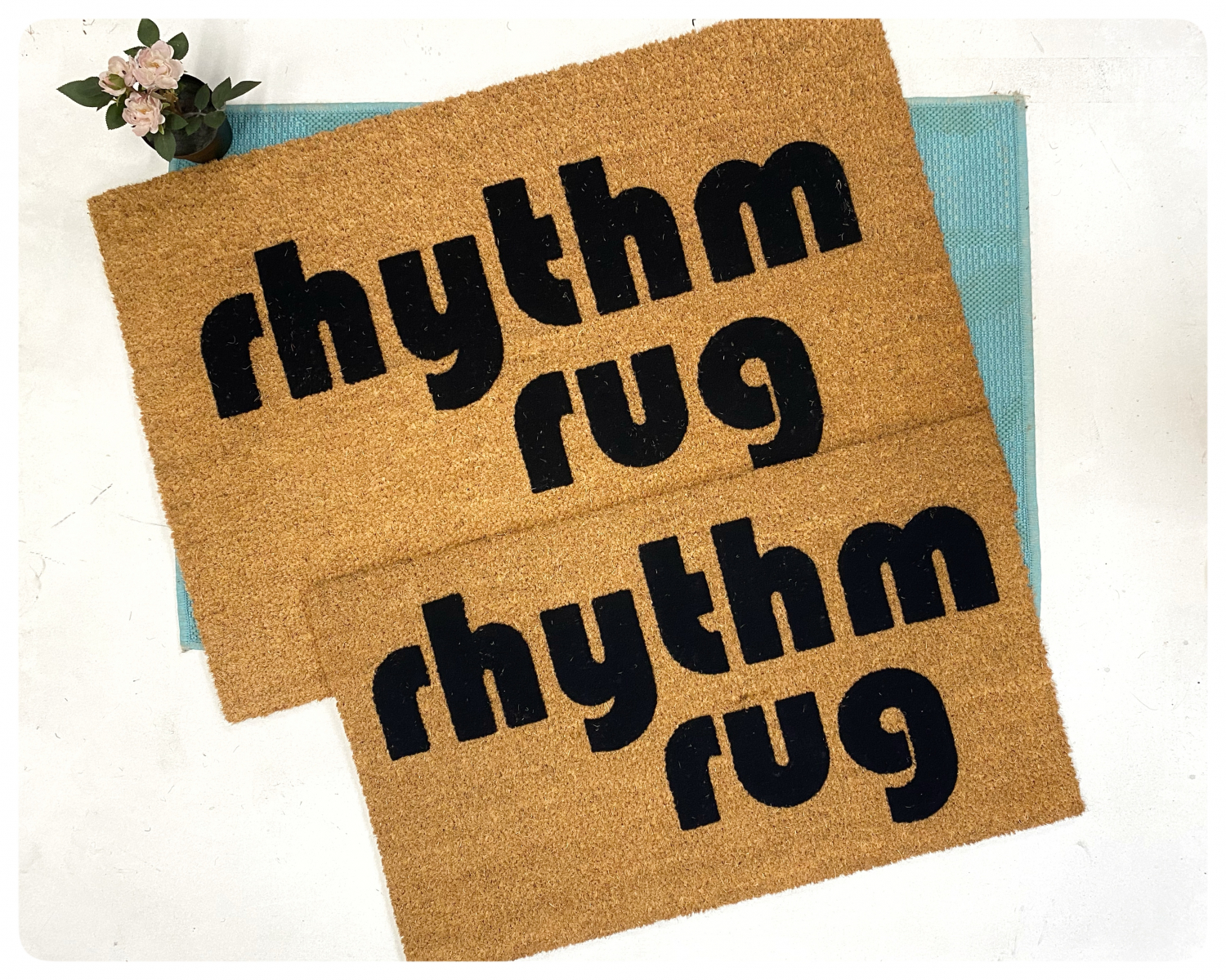 a tribe called quest wipe your feet on the rhythm rug  hip hop fan gift damn good doormat